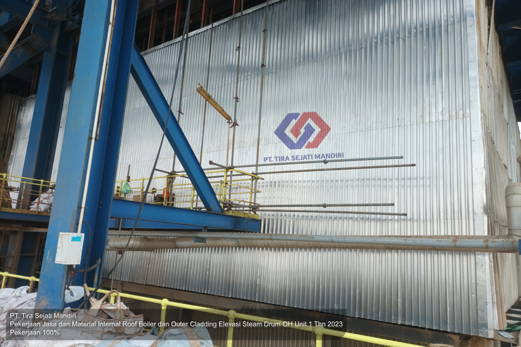 Pekerjaan Insulation Steam Drum Unit 1