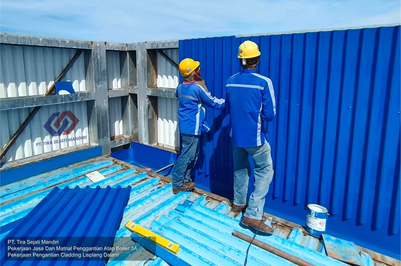 Pekerjaan Atap Boiler Unit 3A
