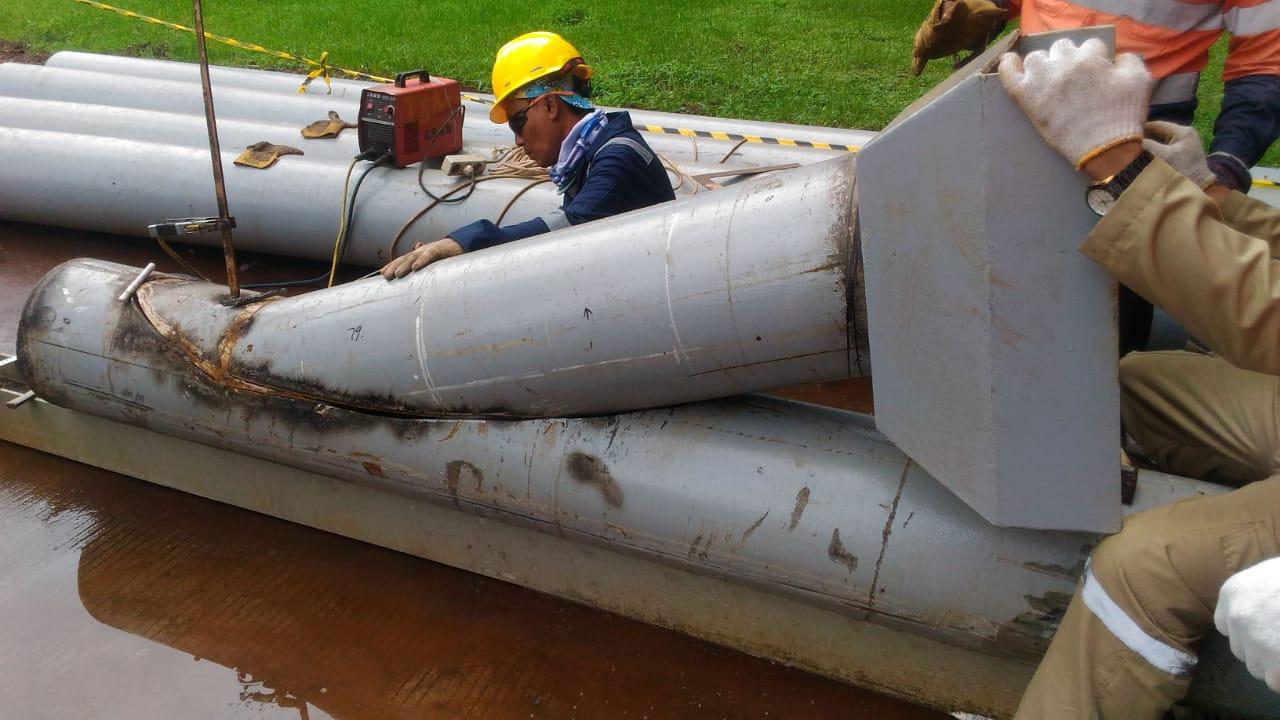 Pekerjaan Pembuatan Pipa Drain C13 & Modif Pipa Drain Coal Bunker Unit 3